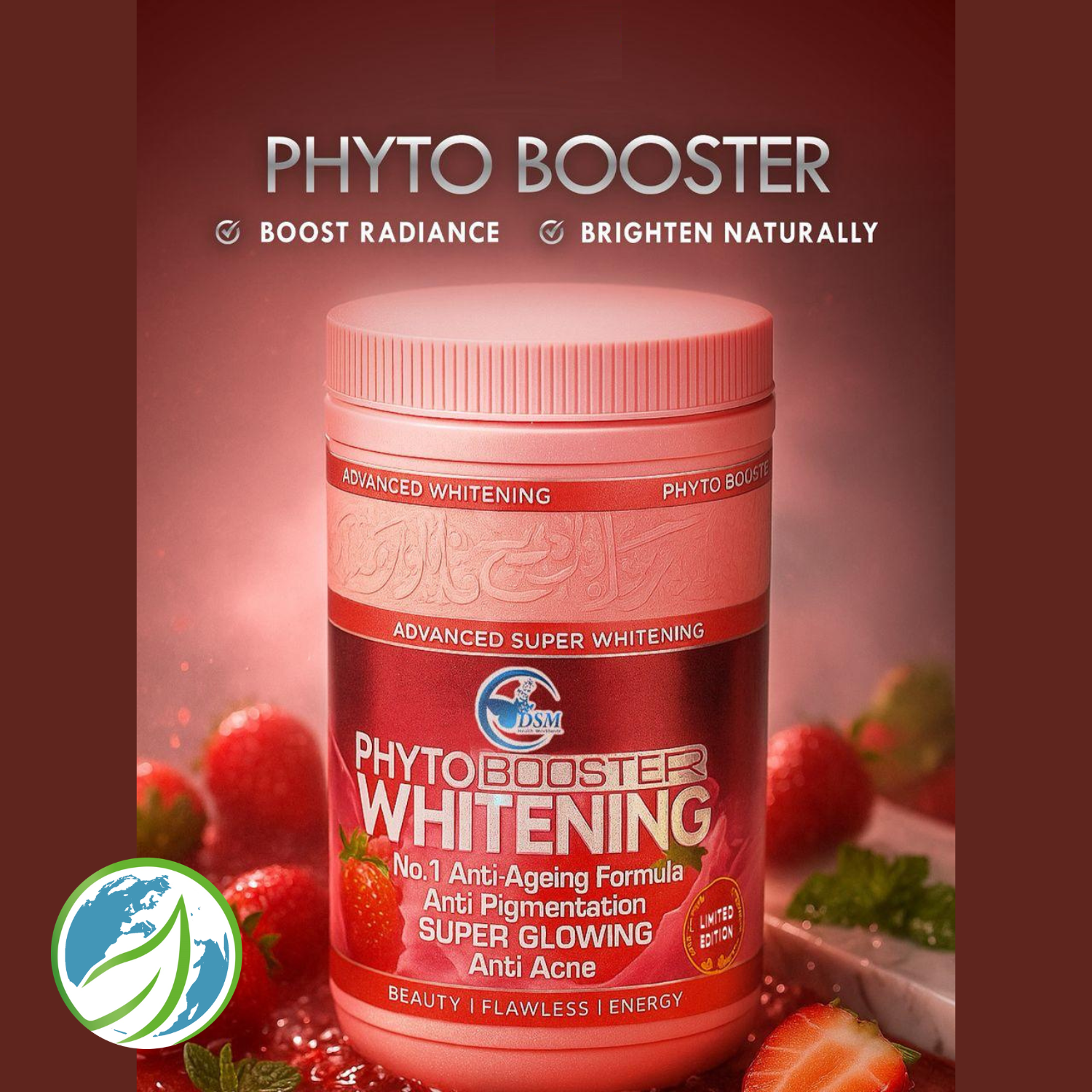 DSM - Phyto Booster Whitening - poudre Alimentaire Anti Age & Pigmentation 650gr phyto-booster-whitening-feelnbeauty