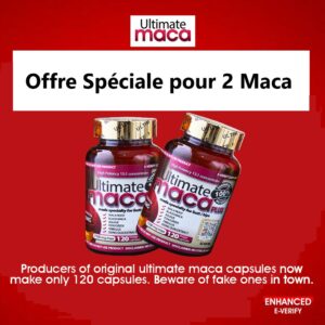 Ultimate maca plus gélules - Offre pour 2 boites - 2 x 7500MG feelnbeauty