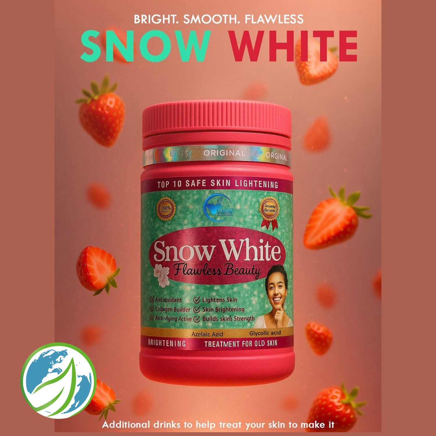 DSM - Snow White Flawless Beauty - Poudre Alimentaire 600gr DSM - Snow White Flawless Beauty - Poudre Alimentaire 600gr