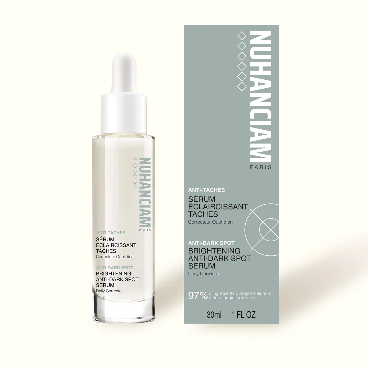 SERUMECLAIRCISSANTTACHES Nuhanciam – SÉRUM ÉCLAIRCISSANT TACHES – 30ml