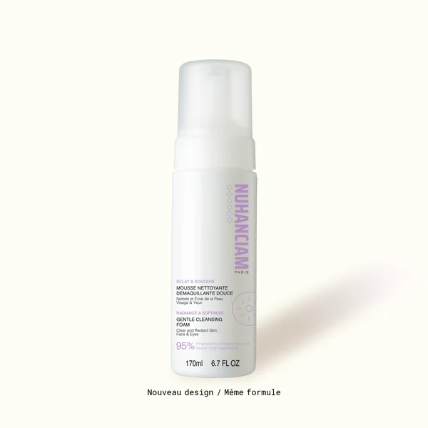 meilleure-mousse-nettoyante-demaquillante-douce-visage Nuhanciam – MOUSSE NETTOYANTE DÉMAQUILLANTE DOUCE ÉCLAT ET DOUCEUR - 170ml