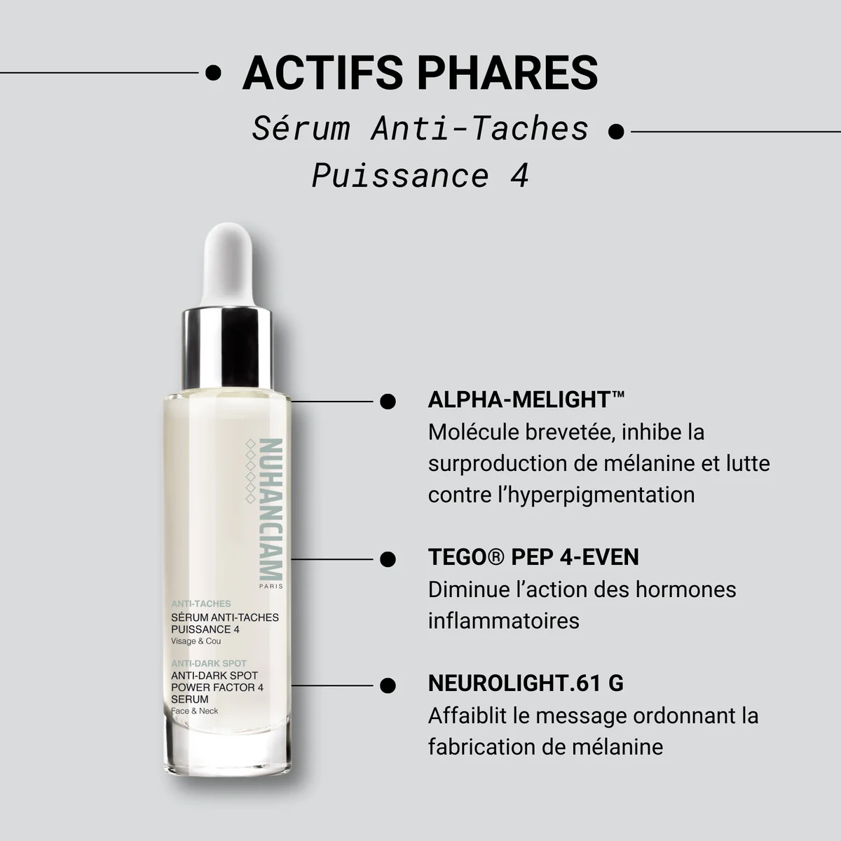 serum-anti-taches-naturel-peau-noire-mate-metissee Nuhanciam - SÉRUM ANTI-TACHES PUISSANCE 4 - 30ml