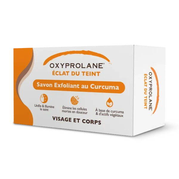 Oxyprolane-ECLAT-DU-TEINT-savon curcuma feelnbeauty.com -600x600