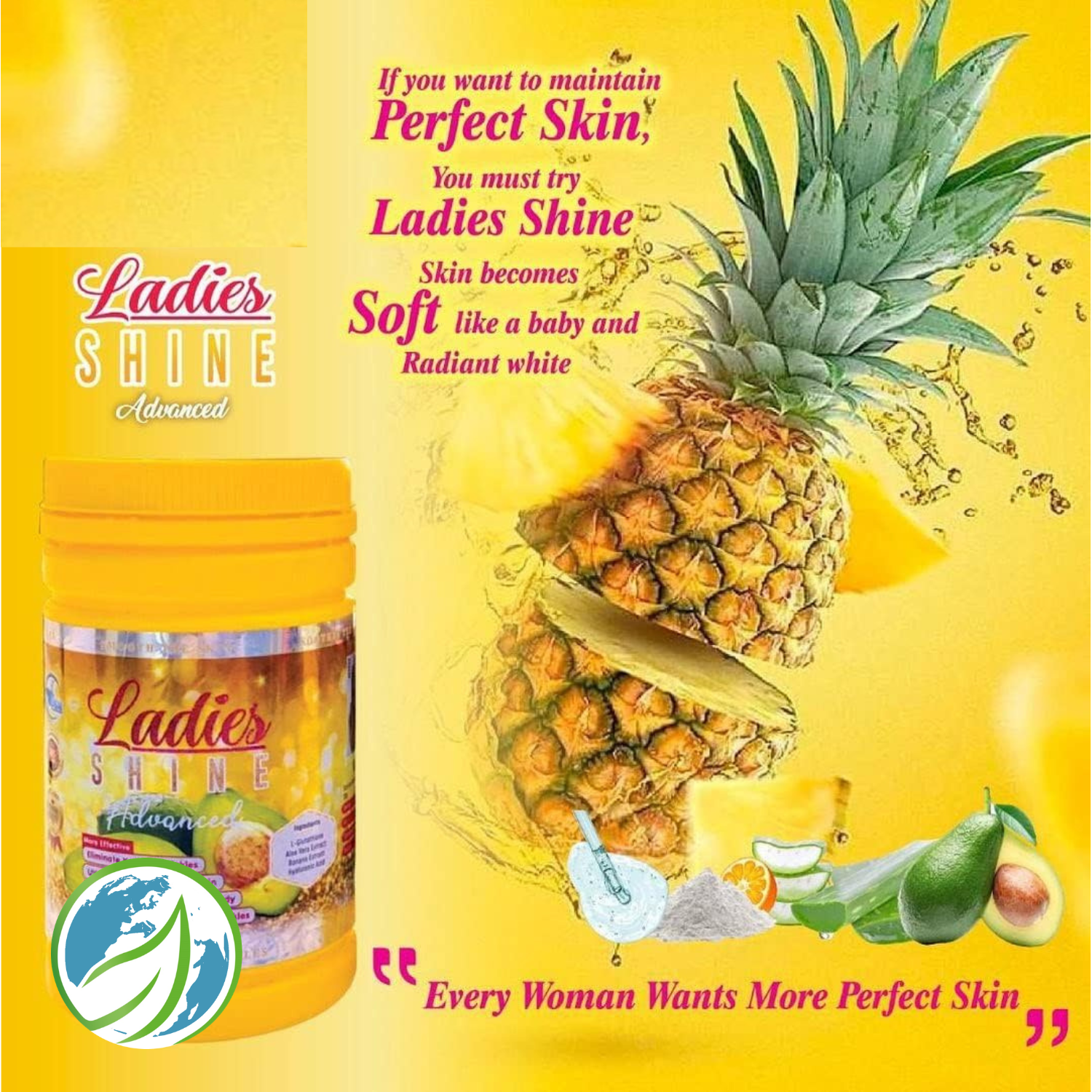 DSM - Lady Shine - Poudre Alimentaire Unifiante et Illuminante 600gr feelnbeauty com DSM - Lady Shine - Poudre Alimentaire Unifiante et Illuminante 600gr feelnbeauty