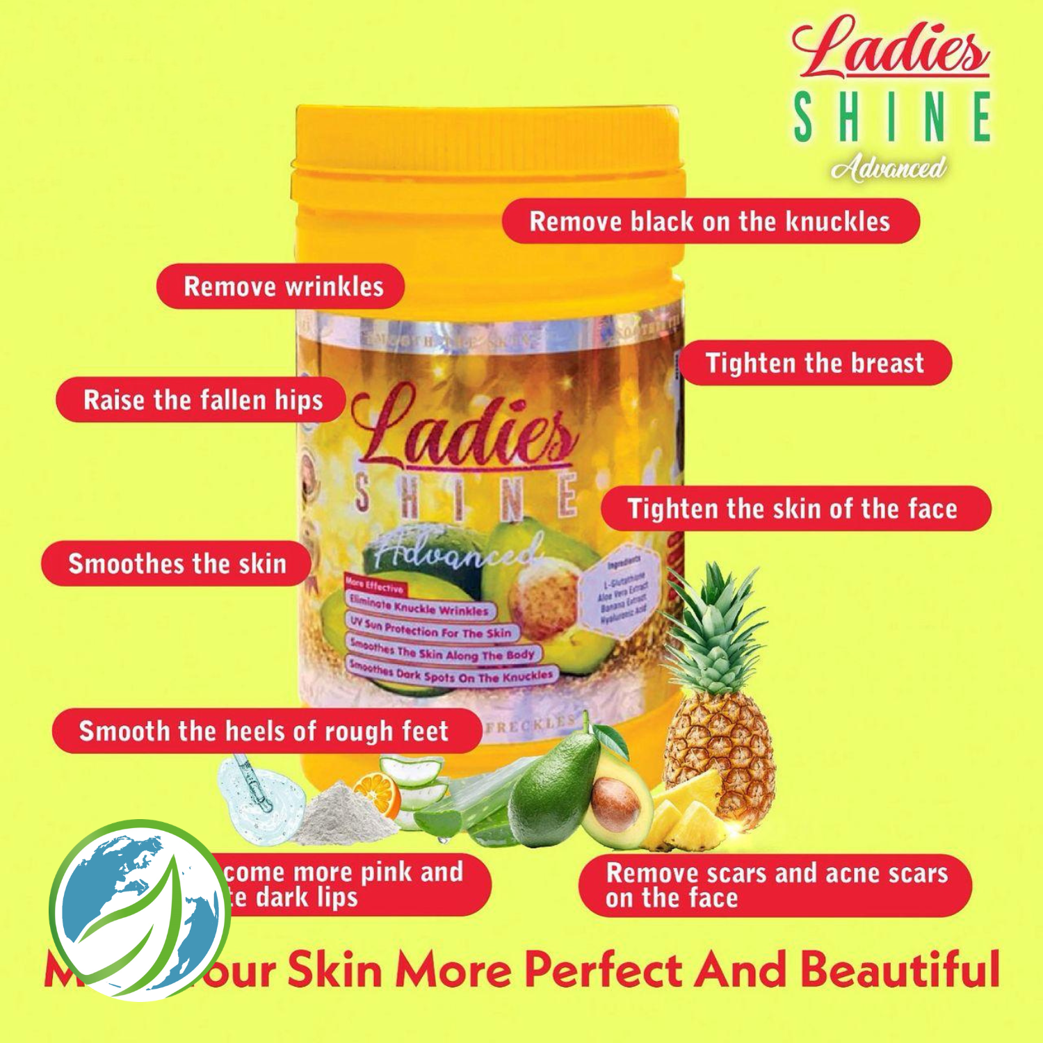 DSM - Lady Shine - Poudre Alimentaire Unifiante et Illuminante 600gr DSM - Lady Shine - Poudre Alimentaire Unifiante et Illuminante 600gr